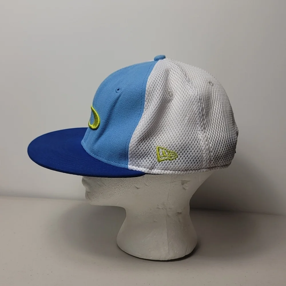 Oakley Men’s Squared Adjustable Flex Fit Hat Electric Blue White - Picture 4 of 9